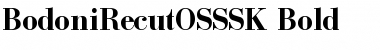 Download BodoniRecutOSSSK Bold Font Title Preview