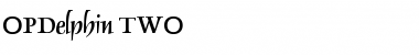 Download OPDelphin-TWO TWO Font Title Preview