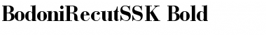 Download BodoniRecutSSK Bold Font Title Preview