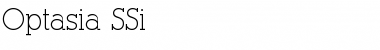 Download Optasia SSi Regular Font Title Preview
