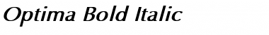 Download Optima Bold Italic Font