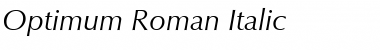 Download Optimum Italic Font Title Preview