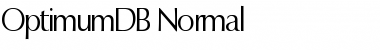 Download OptimumDB Normal Font Title Preview