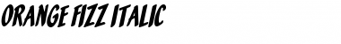 Download Orange Fizz Italic Font Title Preview
