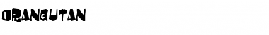 Download Orangutan Regular Font Title Preview
