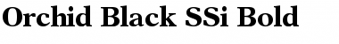 Download Orchid Black SSi Bold Font Title Preview