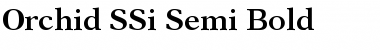 Download Orchid SSi Semi Bold Font Title Preview