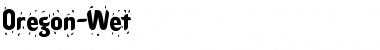 Download Oregon-Wet Regular Font Title Preview