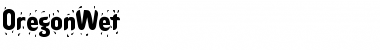 Download OregonWet Regular Font Title Preview