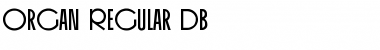 Download Organ DB Regular Font Title Preview