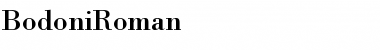 Download BodoniRoman Roman Font Title Preview