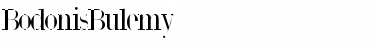 Download BodonisBulemy Regular Font Title Preview