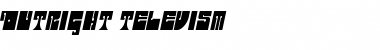 Download Outright Televism Regular Font Title Preview