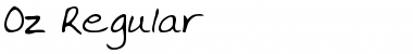 Download Oz Regular Font Title Preview