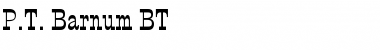 Download PTBarnum BT Regular Font Title Preview