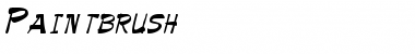Download Paintbrush Regular Font Title Preview