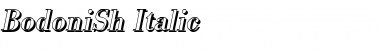 Download BodoniSh Italic Font Title Preview