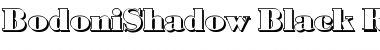Download BodoniShadow-Black Regular Font Title Preview
