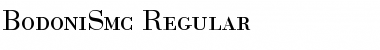 Download BodoniSmc Regular Font Title Preview