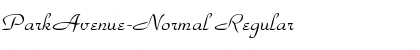 Download ParkAvenue-Normal Regular Font Title Preview