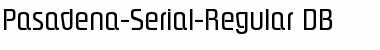 Download Pasadena-Serial DB Regular Font Title Preview