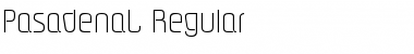 Download PasadenaL Regular Font Title Preview