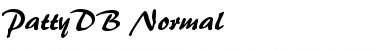 Download PattyDB Normal Font Title Preview