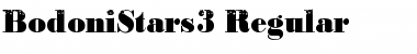 Download BodoniStars3 Regular Font Title Preview