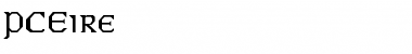 Download PCEire Regular Font Title Preview