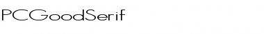 Download PCGoodSerif Regular Font Title Preview