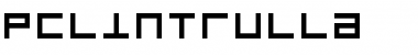 Download PCLintrulla Regular Font Title Preview