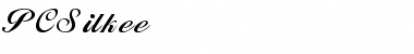 Download PCSilkee Regular Font Title Preview
