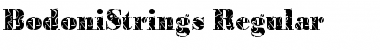Download BodoniStrings Regular Font Title Preview