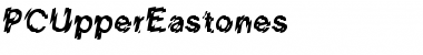 Download PCUpperEastones Regular Font Title Preview