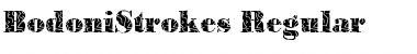 Download BodoniStrokes Regular Font Title Preview