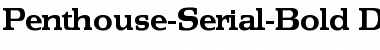 Download Penthouse-Serial DB Bold Font Title Preview