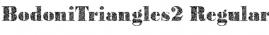 Download BodoniTriangles2 Regular Font Title Preview
