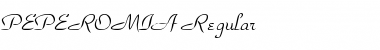 Download PEPEROMIA Regular Font Title Preview