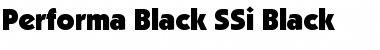 Download Performa Black SSi Black Font Title Preview