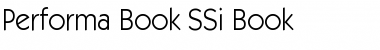 Download Performa Book SSi Book Font Title Preview