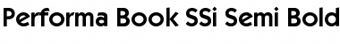 Download Performa Book SSi Semi Bold Font Title Preview