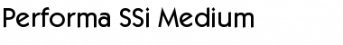 Download Performa SSi Medium Font Title Preview