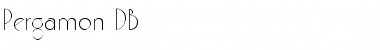 Download Pergamon DB Medium Font Title Preview