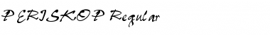 Download PERISKOP Regular Font Title Preview