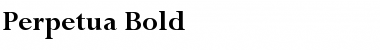 Download Perpetua Bold Font Title Preview