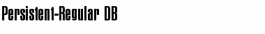 Download Persistent DB Regular Font Title Preview