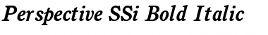 Download Perspective SSi Bold Italic Font Title Preview