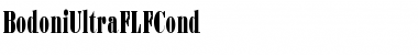 Download BodoniUltraFLFCond Regular Font Title Preview