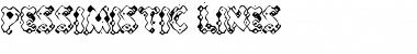 Download Pessimistic Lines Regular Font Title Preview