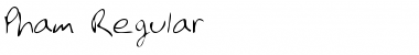 Download Pham Regular Font Title Preview